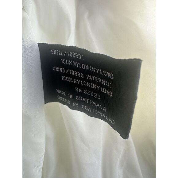 Vintage 1996 Atlanta Olympics Full Zip Windbreaker Jacket White Green Sz Medium - Picture 8 of 10